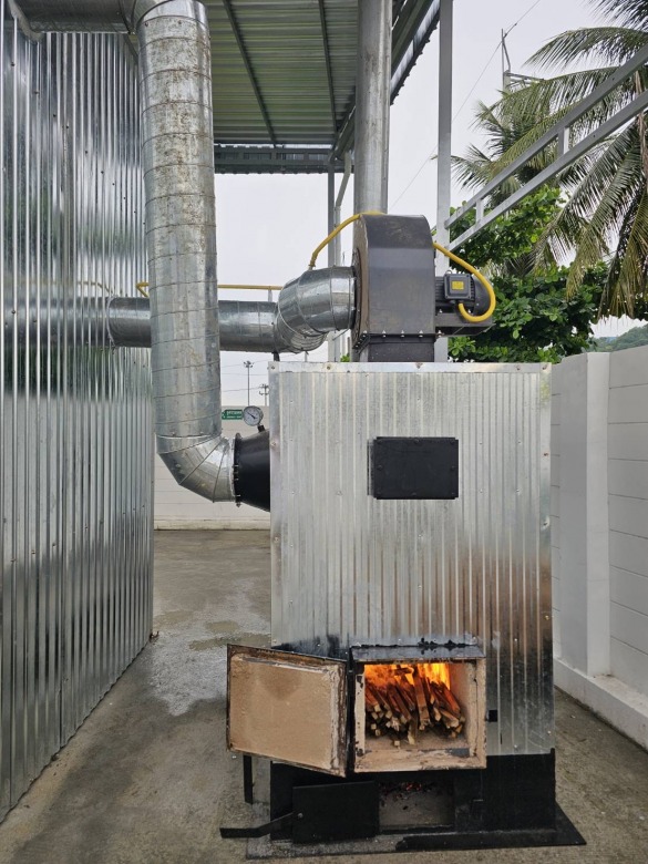 ติดตั้งเตาอบไม้